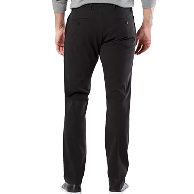 Black Slim-Fit Smart 360 Flex Stretch Alpha Chino Pants