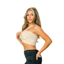 Halter Neck Pin Stripe Crop Top