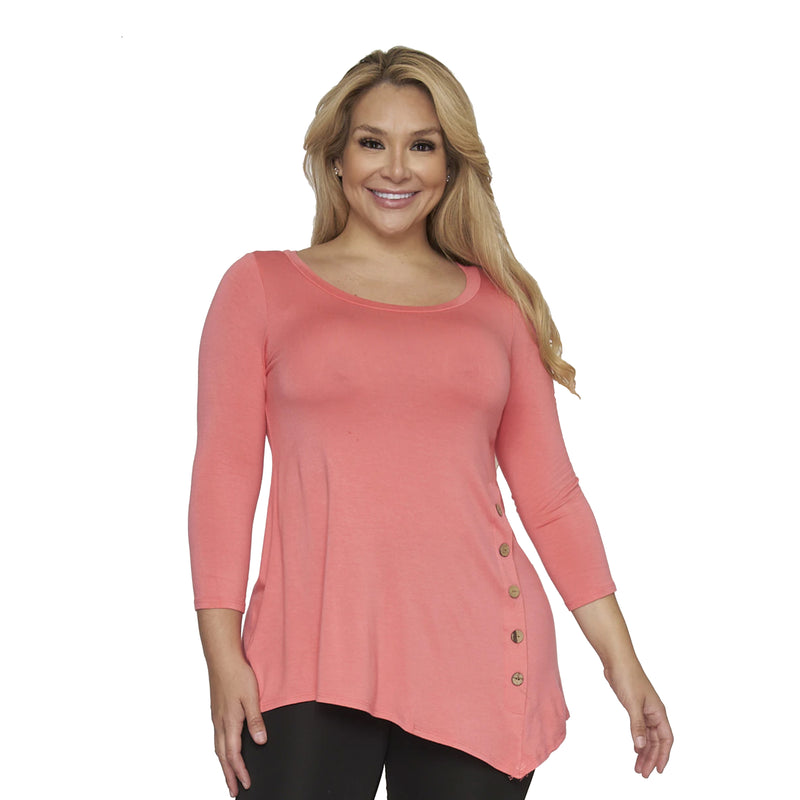 Coral Tunic Top