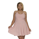 Cross Back Mini Dress