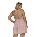 Cross Back Mini Dress