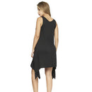 Black Front Pocket Tunic Dress