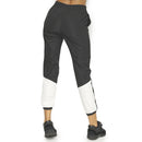 Black Elastic Waist Jogger Pants