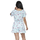 Floral Short Sleeve Romper