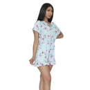 Floral Short Sleeve Romper