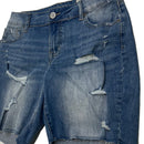 Mid Rise Bermuda Denim Short