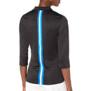 Striped 3/4 Sleeve Polo (M)